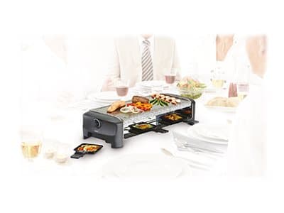Princess Classic 162830 - Raclette/värmesten - 1.3 kW - svart