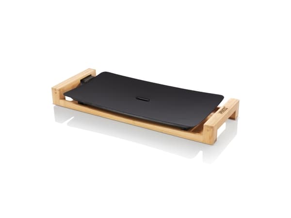 Princess 103026, Benkeplate, Aluminium, Bamboo, Sort, Aluminium, Bamboo, 500 x 250 mm, 6 person(er) Bamboo, Sort