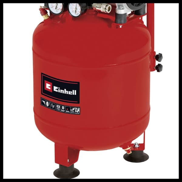 Einhell Kompressor TE-AC 135/24 Silent Plus Tryckluftskompressor 24 l