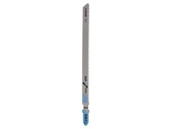 Bosch 2608631404, Stikksagblad, Aluminium, Rør, Profil, Blad metall, Høy-Hastighets Stål (HHS), Grå, 2 mm, 6 mm