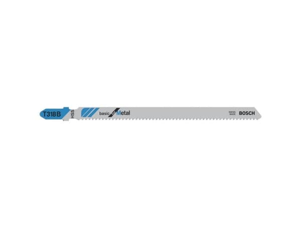 Bosch 2608631404, Stikksagblad, Aluminium, Rør, Profil, Blad metall, Høy-Hastighets Stål (HHS), Grå, 2 mm, 6 mm