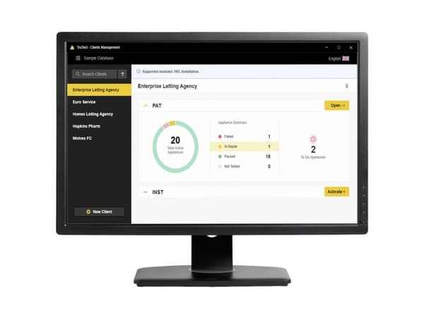 Fluke FLK-TRUTEST-CD Målesoftware