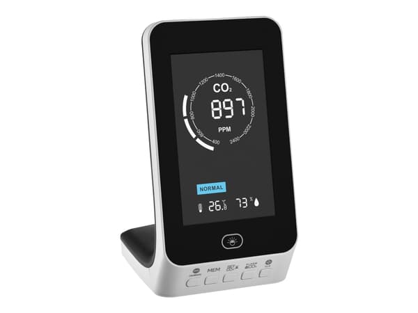 TFA AIRCO2NTROL UP - Thermo-hygro CO2-mittari - digitaalinen - valkoinen