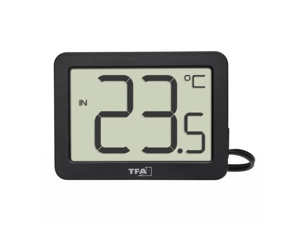 TFA - Termometer - digital - svart