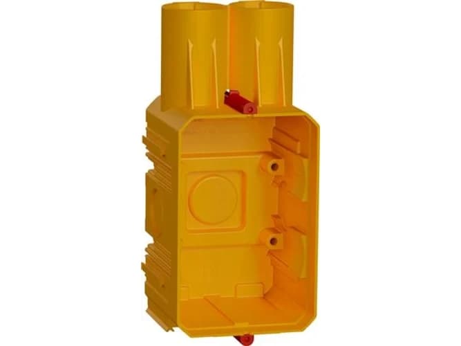 LK FUGA Air Inbyggd låda 112 modul utan lock (Bulk), gul - (100 st.)