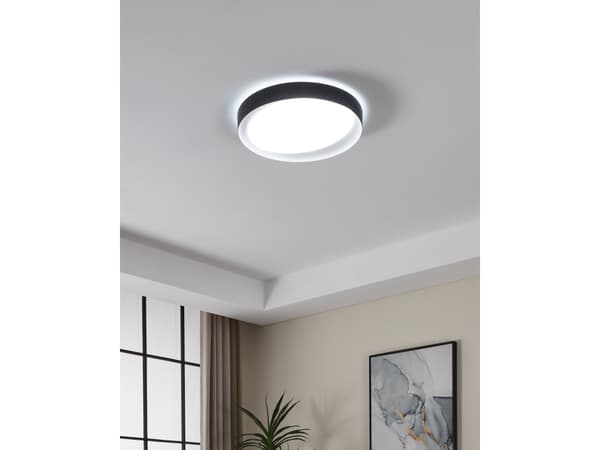 EGLO Laurito, LED, 2160 lm, IP20, Sort, Hvit