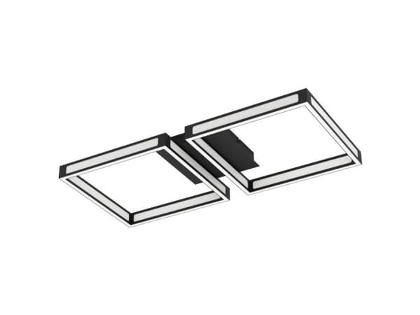 EGLO Altaflor, 8 ampuller, LED, 3000 K, 3040 lm, IP20, Sort, Hvit Sort, Hvit