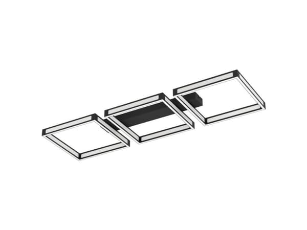 EGLO Altaflor, 12 ampuller, LED, 3000 K, 4560 lm, IP20, Sort, Hvit Sort, Hvit