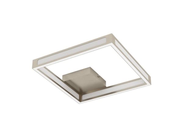 EGLO ALTAFLOR TAK 315X315 1520LM BS/VIT Satinstål, Vit
