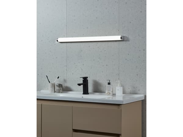 EGLO Tragacete 1, Kromfarget, Sølv, Hvit, Plast, Stål, IP44, Universell, LED, 18,5 W
