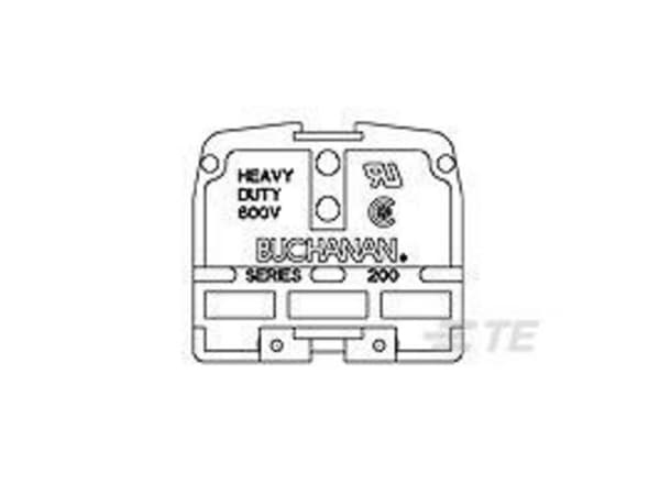 Stiftlister, stiklister TE AMP Custom Terminal Blocks 4-1437390-3 TE Connectivity Indhold: 1 stk