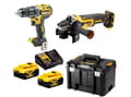 Pikkukuva 4 / 5: DEWALT. COMBO 18V DCK2020P2T (DCD791+DCG405) 2x5,0Ah TSTAK