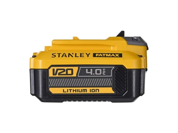 Stanley SFMCB204-XJ, Batteri, Litium-Ion (Li-Ion), 4 Ah, 18 V, Borr, Elektriskt multiverktyg, Slipmachine, Built for STANLEY FATMAX V20 18V power too