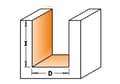 Miniatyrbilde 2 av 3: CMT Simple carbide milling cutter short 5 x 50mm (911.050.11)
