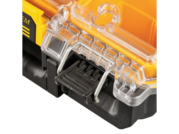 DeWALT ToughSystem 2.0, Musta, Läpinäkyvä, Keltainen, 6 taskua, 370 mm, 260 mm, 130 mm, 10 kg