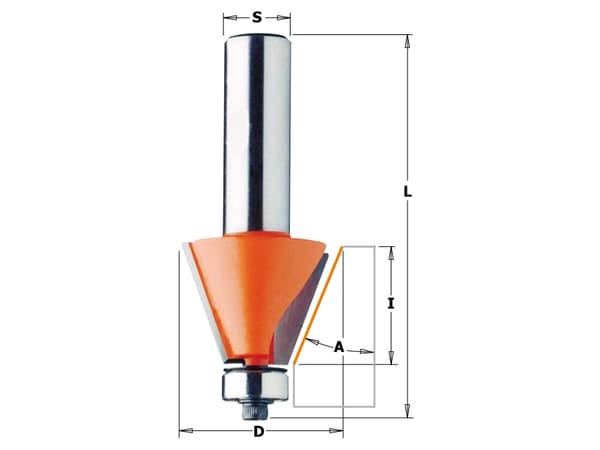 CMT viistoleikkuri laakerilla 12 x 45mm (936.920.11)