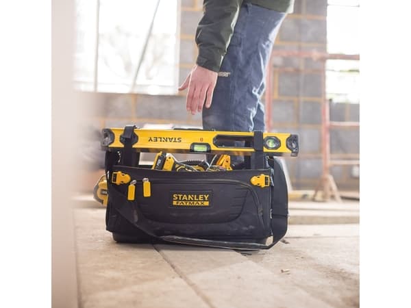 Stanley FMST1-80146, Eske for små deler, Stoff, Sort, Gult, 27 l, 25 kg, 500 mm