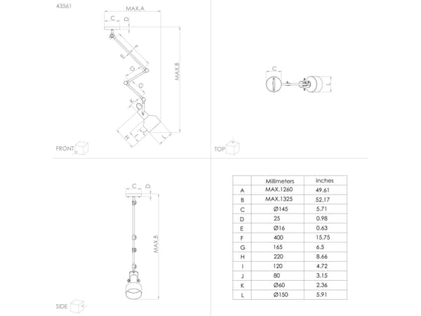 EGLO TAKELEY, 1 ampuller, E27, IP20, Sort