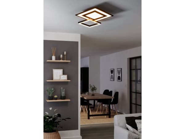 EGLO SAVATARILA-Z LOFT 450X450 RGB 1320+1280LM 2700-6500K SORT