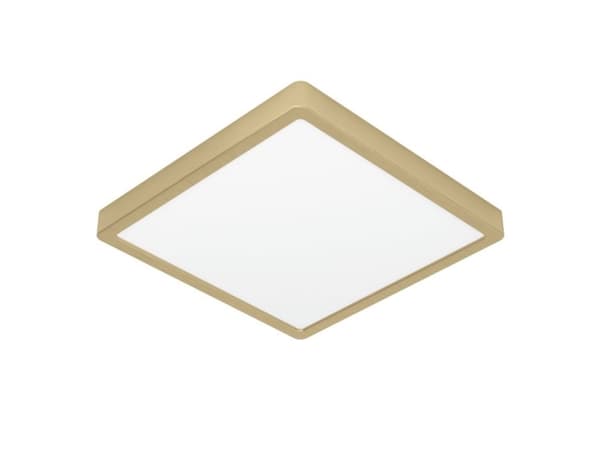 EGLO FUEVA 5 PLAFOND 285X285 20,5W 2400LM BM Messing, Hvit