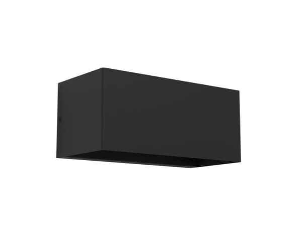 EGLO LESMO UTENDØRSVEGG 4X2,2W 920LM 3000K IP44 SVART/KLAR Sort