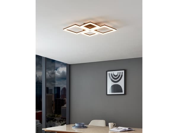 EGLO PARANDAY-Z, 4 ampuller, LED, 5000 lm, IP20, Sort