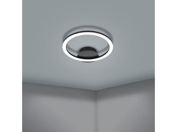 EGLO PARRAPOS-Z, 1 ampuller, LED, 1000 lm, IP20, Sort
