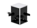 Miniatyrbilde 1 av 3: EGLO TP Cube Connector, Kontakt, Sort, Hvit, Aluminium, Plast, 360 g, 61 mm, 76 mm