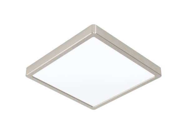 EGLO Fueva-Z, LED, 6500 K, 2500 lm, IP44, Satin Stål, Hvit Satin Stål, Hvit