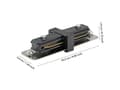 Miniatyrbilde 4 av 5: EGLO TB Connector, T-kobling, Sort, Plast, Eglo, IP20, Tak/Vegg