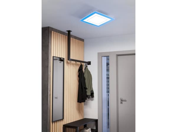 EGLO Ipolitto, 4 lampor, LED, 3000 K, 3600 LM, IP20, Svart, Vit