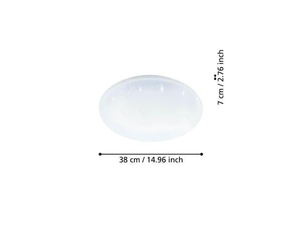 EGLO Totari-Z, 4 ampuller, LED, 6500 K, 2160 lm, IP20, Hvit