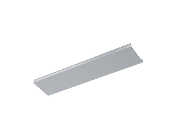 EGLO TP Blind Cover L, Skärm för ljusskena, Innertak/vägg, Gjuten aluminium, Gjuten aluminium, 44 mm, 285 mm