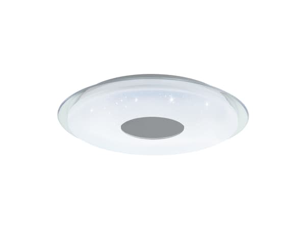 EGLO LANCIANO-Z, 4 ampuller, LED, 4960 lm, IP20, Kromfarget, Gjennomsiktig, Hvit Kromfarget, Gjennomsiktig, Hvit