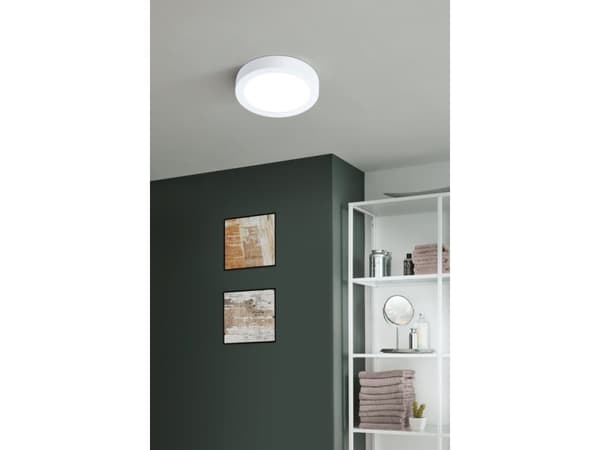 EGLO FUEVA-Z, 1 lamppu(a), LED, 2250 lm, IP44, Valkoinen
