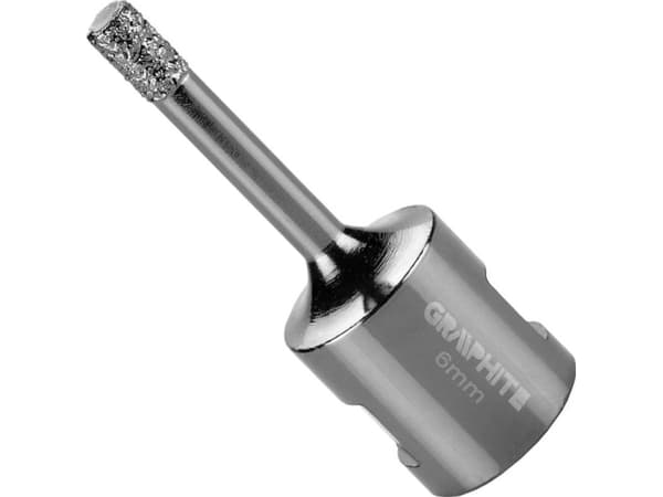 Poranterä Grafiitti Grafiitti DIAMOND BALL 6 MM X M14 55H300 GRAPHITE