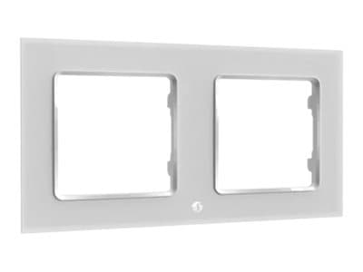 Shelly Wall Frame 2, dobbel veggknappramme, hvit