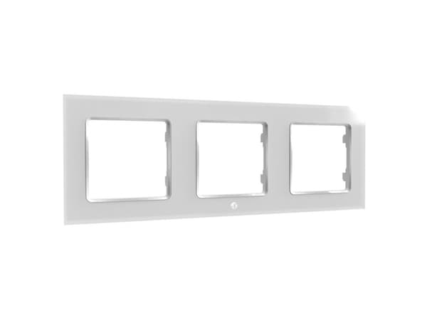 Shelly - Monteringsramme - vegg - 3 ganger - hvit
