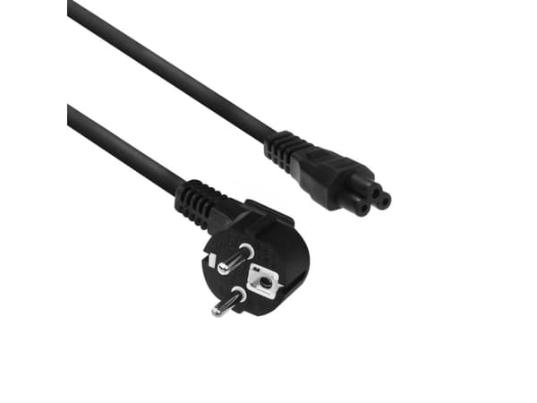 ACT AC3310 strömkablar Svart 2 m CEE7/7 C5 coupler