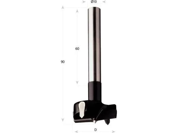 CMT 512.350.11 kan borekrone D = 35 L = 90