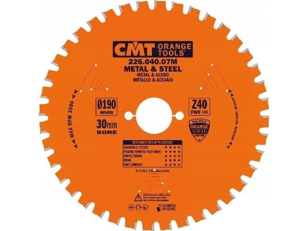 CMT 226.040.07M Saw HM D = 190 F = 30 Z = 40