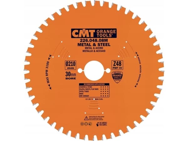CMT 226.048.08M Saw HM D = 210 F = 30 Z = 48