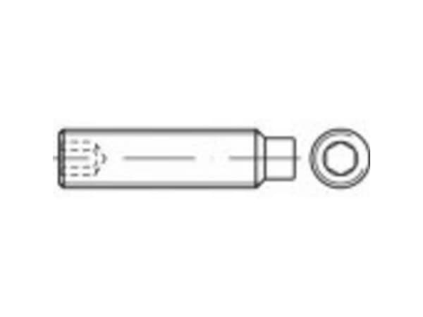 TOOLCRAFT TO-5370687 Gevindtap M6 6 mm Rustfrit stål A1, A2 25 stk