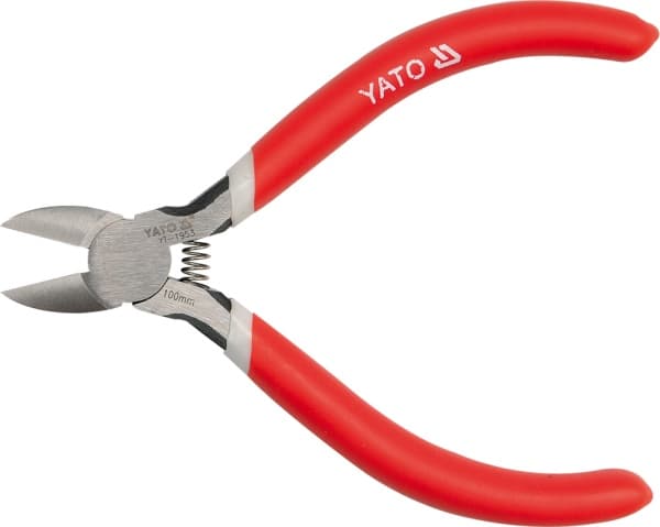 Yato YT-1953, Diagonal tang, Kromvanadiumstål, Rød, 100 mm, 113 g