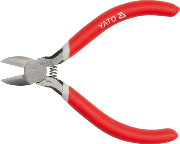 Yato YT-1953, Diagonal tang, Kromvanadiumstål, Rød, 100 mm, 113 g