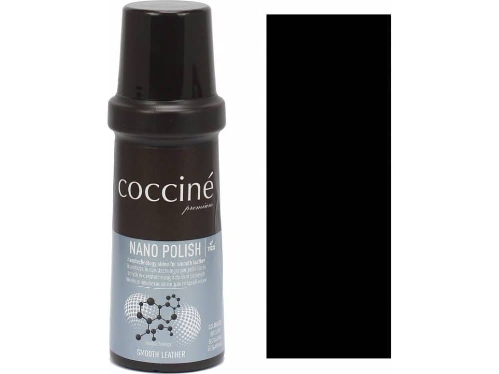 Coccine PASTE FOR SMOOTH LEATHER BLACK COCCINE NANO POLISH 75 ML
