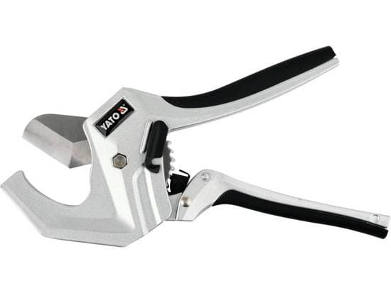 Yato YT-22292, Rörkapare, Rostfritt stål, Gjuten aluminium, Polyvinylklorid (PVC), Svart, Rostfritt stål, 4,2 cm