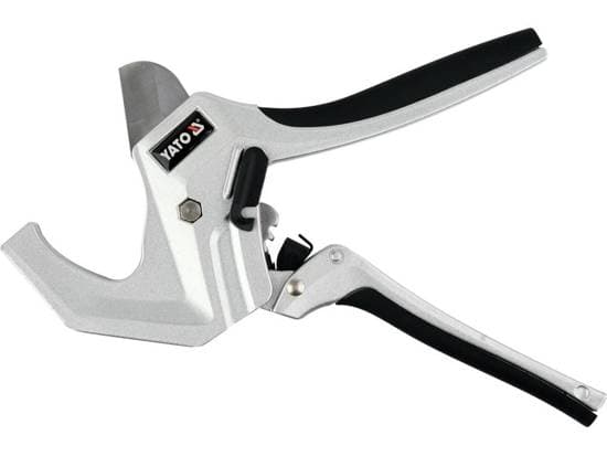 Yato YT-22292, Rörkapare, Rostfritt stål, Gjuten aluminium, Polyvinylklorid (PVC), Svart, Rostfritt stål, 4,2 cm