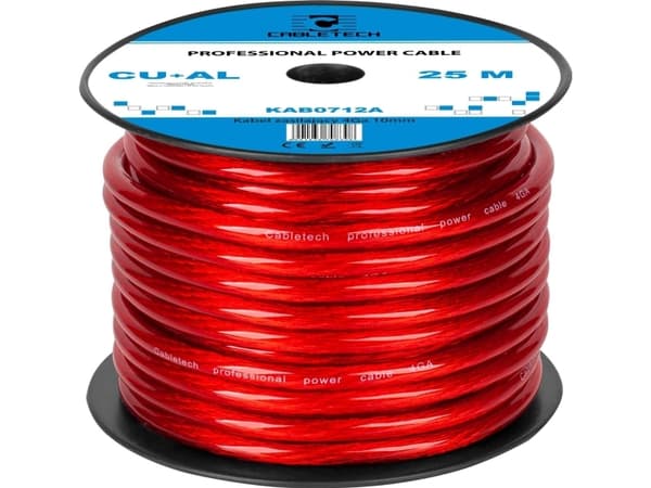Cabletech auton kaapeli 4Ga OD10mm CU+AL