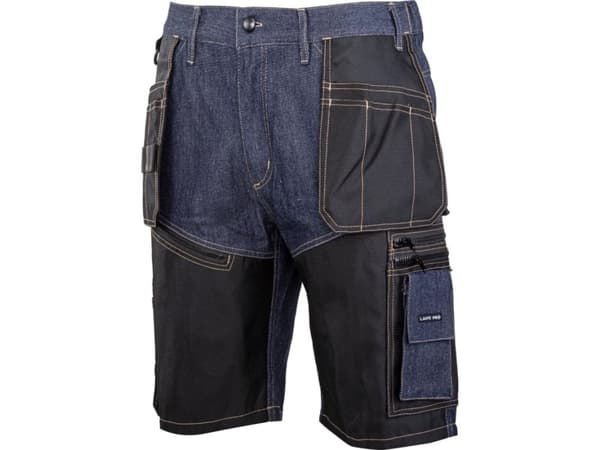 Lahti Pro SHORT JEANUNIAN SHORTS, BLÅ MED UTHÅLLIGHET, "XL", CE, LAHTI